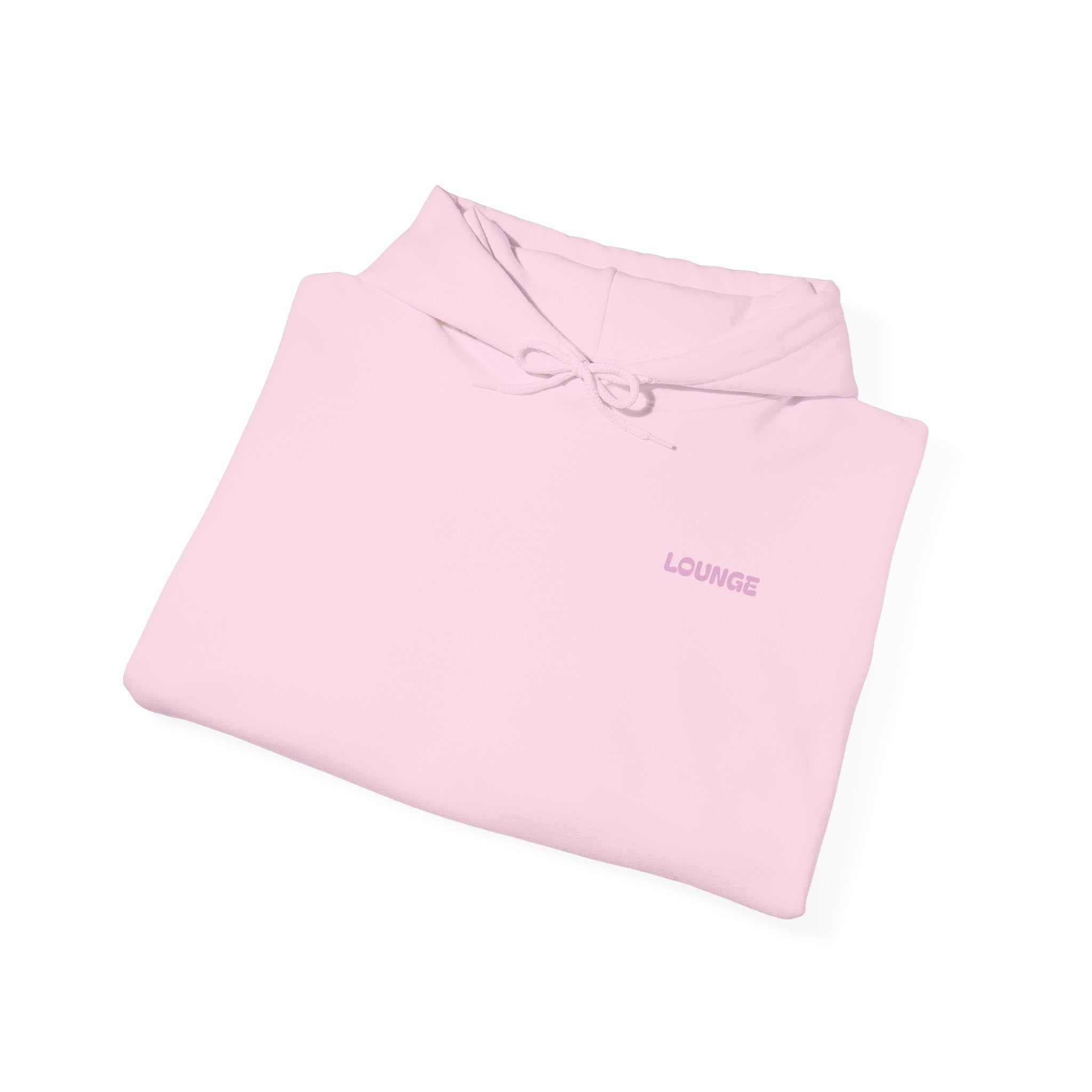 Lounge Sportswear Hoodie — Pastel Pink Relaxed Fit Hoodie