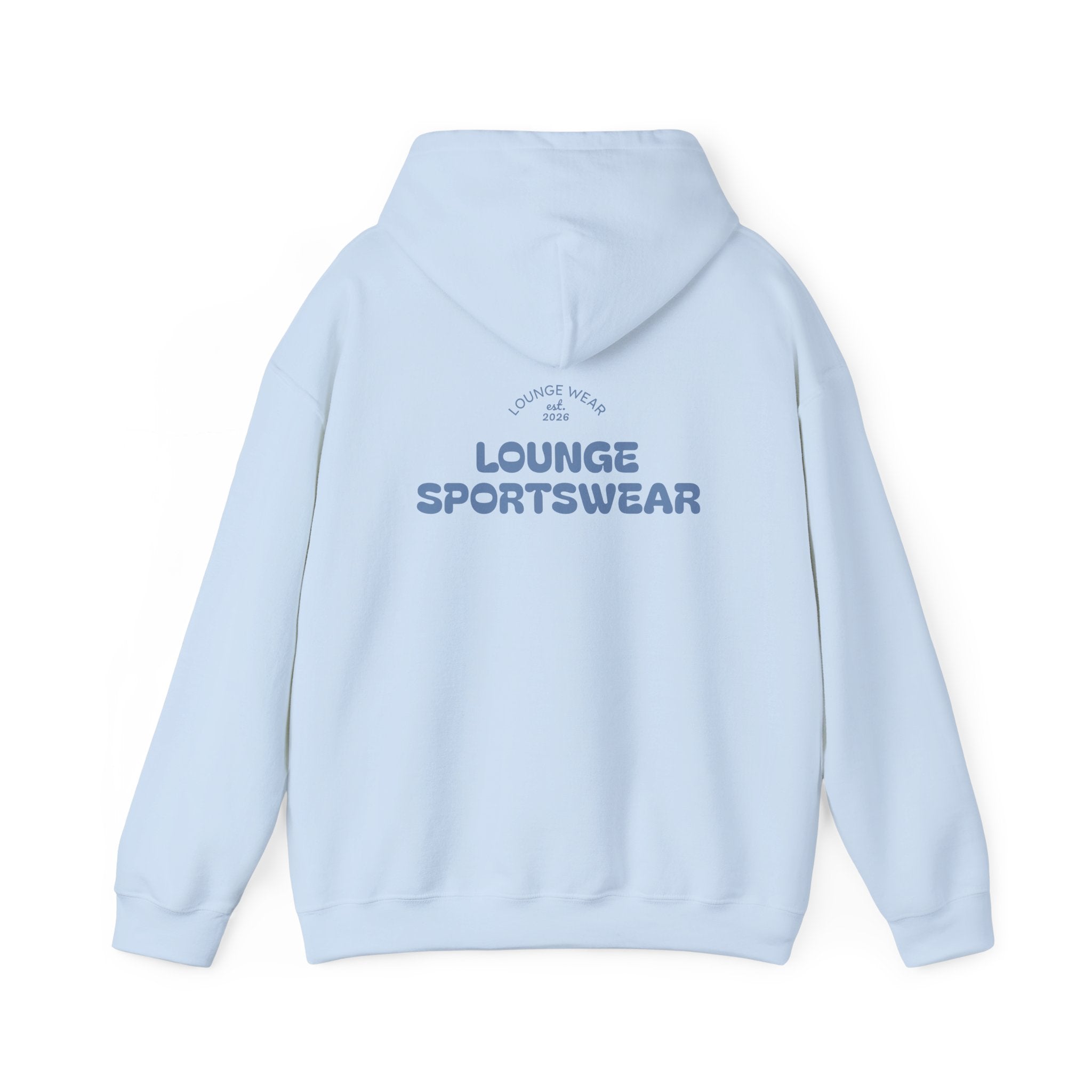loungewear Sportswear Hoodie — Relaxed Hoodie in Blue